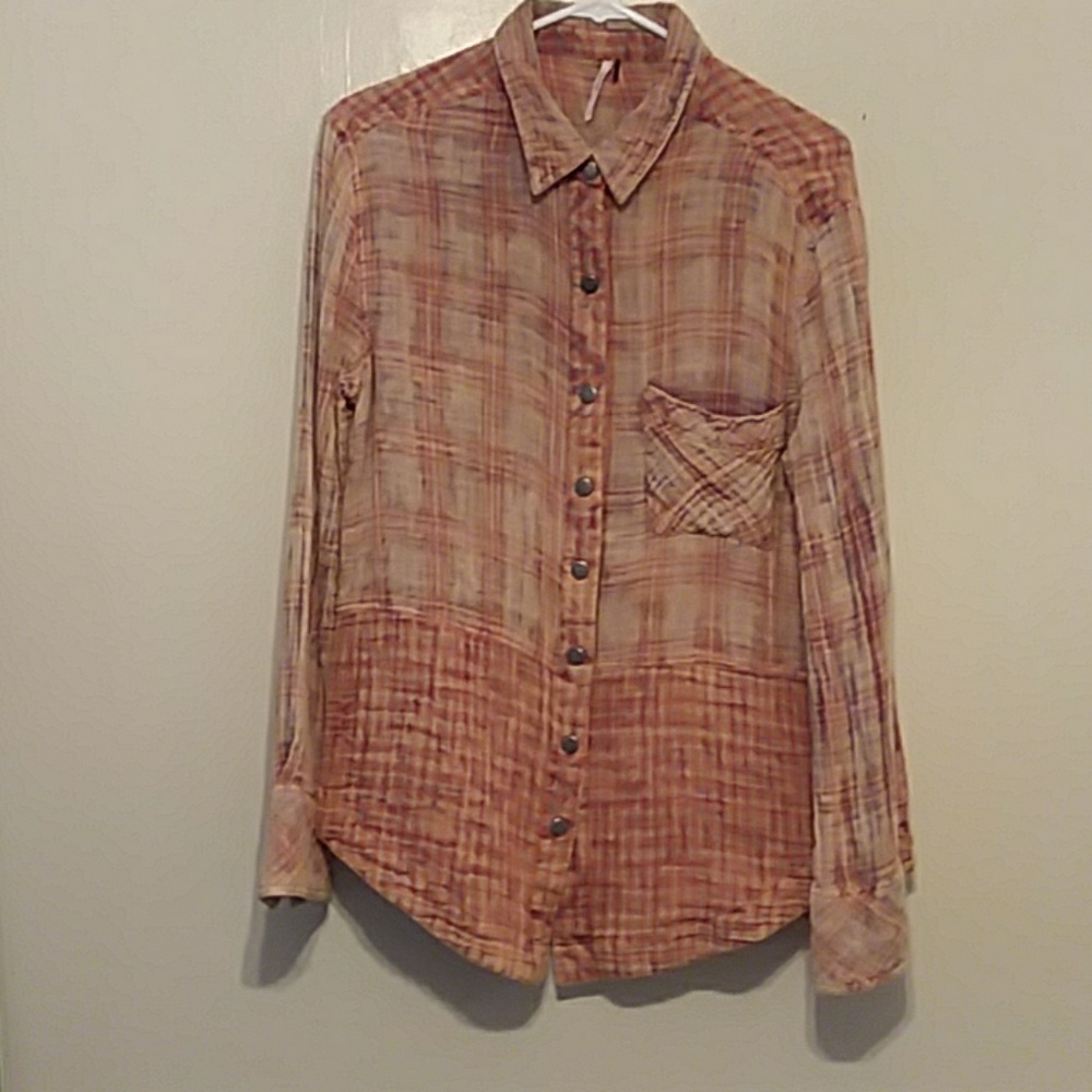 New Free People flannel